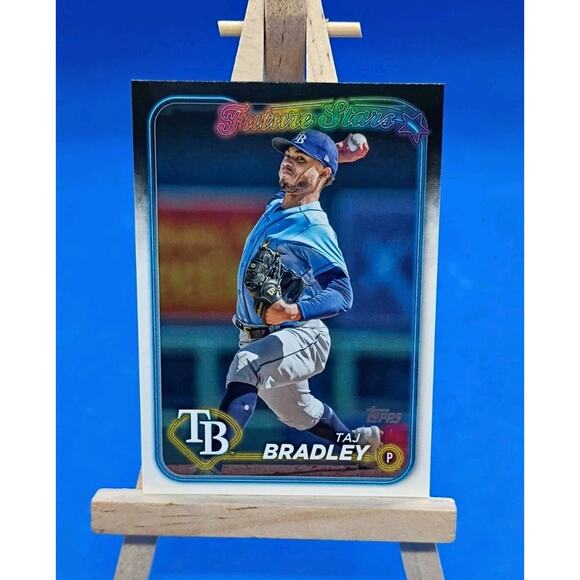 2024 Topps Series 2 - TOPPS FUTURE STARS Taj Bradley #589 - Picture 1 of 5